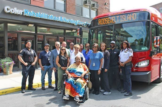 RIOC Expands Rush Hour Red Bus Service to NYC HEALTH + HOSPITALS/COLER