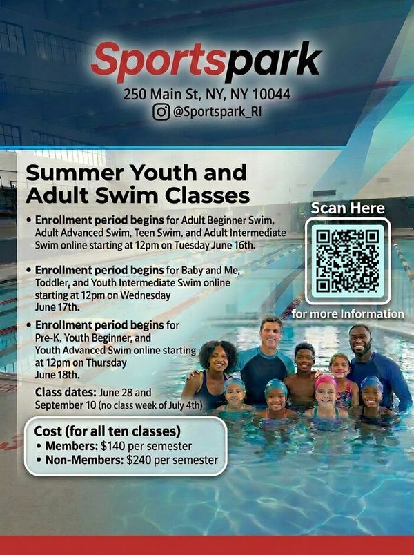 Swim Classes Flyer